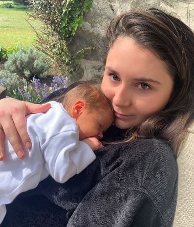 Megan Ramsay with her brother, Oscar.